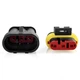 Герметичный разъем AMP SUPERSEAL 1,5 DJ7031 3 pin male+female комплект - изображение 3