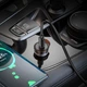 Автомобильное зарядное устройство Hoco NZ16 Rigorous single port PD30W Car Charger set (C to C) Metal Grey - изображение 8