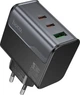 Сетевые зарядные устройства Hoco CS75A Star Speed PD70W (2C1A) Charger midnight Black - изображение 1