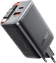 Сетевое зарядное устройство Acefast A111 PD67W GaN Charger (2*USB-C + USB-A) with retractable cable Black - изображение 4