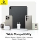 Сетевое зарядное устройство Baseus Palm Fast Charger 1C 30W EU Moon White - изображение 13