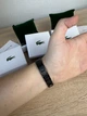 Мужской браслет Lacoste из нержавеющей стали 21 см регулируемый браслет Лакоста ATD015 черный - изображение 3