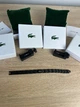 Мужской браслет Lacoste из нержавеющей стали 21 см регулируемый браслет Лакоста ATD015 черный - изображение 5