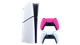 Набор Консоль Sony PlayStation 5 Slim Digital Edition 825GB White + Геймпад Беспроводной DualSense Pink - изображение 2