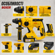 Аккумуляторный перфоратор BOXER SR-082 24 В Перфоратор SDS-Plus 2,1 Дж с 2 АКБ 4 А·ч - изображение 3
