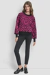Светр DKNY 48(XL) Чорний-рожевий (155464) - зображення 8