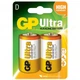 Батарейка Gp D GP Ultra LR20 * 2 (13AU-U2 / 4891199034442) - изображение 1