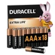 Батарейка Duracell AAA лужні 18 шт. в упаковці (5000394107557 / 81546741) - зображення 1