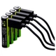 Аккумулятор Verico AA USB Type-C 1700mAh 1.5V Li-ion * 4 (LoopEnergy) (1UDBT-A1WEAC-NN) - изображение 2