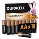 Батарейка Duracell AA лужні 18 шт. в упаковці (5000394107519 / 5006192) - изображение 1