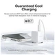 Зарядний пристрій Baseus 1xUSB-C 20W + 1xUSB white + cable USB-C to USB-C 60W 1.0m (P10111608213-01) - зображення 10