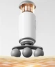 Ударный массажер для тела ручной аккумуляторный мышечный вибромассажер пистолет Fascial Gun с 9 насадками и 6 скоростями LM-130 1776 - изображение 10