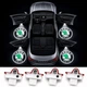 Подсветка дверей Skoda проекция шкода Octavia A5 2001-2013 Octavia Tour 4 штуки на четыре двери зеленая - изображение 1