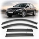 Дефлектори вікон вітровики Benke для Toyota Camry V40 2006-2011 Хром Молдинг Із Нержавіючої Сталі 3D 3D - зображення 1