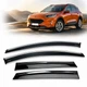 Дефлектори вікон вітровики Benke для Ford Kuga / Escape 2020- Хром Молдинг Нержавіюча сталь 3D (BFDRJ2023-W/S) - изображение 1