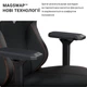 Кресло игровое Anda Seat Kaiser 3 Fabric Size XL Grey (AD12YDC-XL-01-G-PV/F) - изображение 8