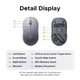 Беспроводная мышь UGREEN M331, Bluetooth 5.4 / 2.4G, 4000 DPI, USB, Серая Фіолетовий - изображение 4