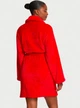 Плюшевий халат Victoria's Secret Short Cozy Robe M/L Червоний - зображення 3