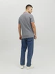 Футболка поло Jack&Jones EPAULOS Сірий M 12136668 - изображение 2