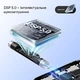 Цифровой диктофон-ручка, с памятью 128GB с голосовой активацией, шумоподавлением AI/DSP, записью 192 кбит/с и микрофоном 360° - изображение 6