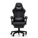 Геймерское кресло Hanert G-Force Black с подставкой для ног (экокожа, механизм качания, нагрузка до 120 кг) - изображение 4