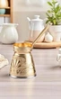 Турка Cezpot для индукционной плиты 100 мл Золотистая - изображение 5