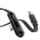 Кабель Baseus MVP 3 Fast Charging Type-C to Type-C 100W (1m) black - зображення 4