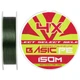 Шнур Select Basic PE 150m (темно-зеленый) #0.6/0.10mm 10lb/4.8kg - изображение 3