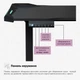 Геймерський стіл Mealux PowerDesk Carbon RGB з електрорегулюванням висоти (EVO-201 Carbon /B) - изображение 12