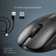 Компьютерная мышь GamePro Asgard Surt беспроводная Bluetooth/USB Черная (GM017B) - изображение 4