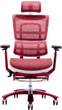 Офісне ергономічне крісло GT Racer X-815L White/Red (W-52) - зображення 8