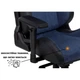 Геймерское кресло GT Racer X-8005 Dark Blue/Black - изображение 4
