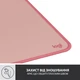 Килимок для мишки Logitech Desk Mat Studio Series Darker Rose (956-000053) - зображення 6