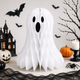 Бумажная Пдвесная Фигура Соты Белый Призрак Boo Белый - изображение 2