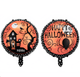 Фольгированный Шар Двухсторонний Happy Halloween С Пауком И Замком 45см (18") - изображение 1