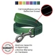 Поводок для собак нейлоновый WAUDOG Nylon Mono светоотражающий, размер S, 15 мм, 300 см зеленый - изображение 4