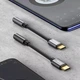 Перехідник Type-C на навушники mini-jack 3.5mm AUX BASEUS L54 (0.09m, DAC). Чорний - зображення 3