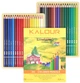 Профессиональные цветные карандаши KALOUR Landscape для рисования пейзажей 36 штук - изображение 1