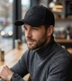 Мужская Бейсболка TOMMY HILFIGER Фулка Стретчевая Черная, Закрытая Кепка на Резинке (Котон) размер L/XL (59-60 см) - изображение 2