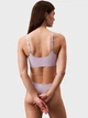 Набор трусиков танга женских Calvin Klein 782871723 XL 3 шт Черный/Синий/Серый (1161830662) - изображение 3