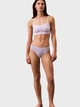 Набор трусиков танга женских Calvin Klein 782871723 XL 3 шт Черный/Синий/Серый (1161830662) - изображение 4