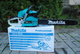 Цепная пила Makita бензиновая 50 см³ для спиливания деревьев бензопила профессиональная 4,8 л.с. садовая 45 см шина 0,325 цепь 11000 об мин ручной инструмент обрезки веток заготовки дров - изображение 5