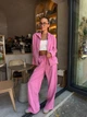 Жіночий вельветовий костюм двійка (кофта+штани) Uaclothes 46-48 Рожевий (like39255-196921350) - зображення 2