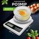 Ваги кухонні електронні для кухні від 0.1 до 10 кг цифрові харчові ваги з чашею для продуктів готування випічки та кави з функцією тара LCD дисплей білі Kayfovo SF-500 - зображення 5