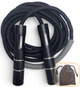 Скакалка скоростная для бокса 2 в 1 EasyFit CrossPower прыжки кардио тренировки фитнес Черная (56003830) - изображение 2