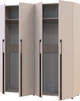 Шкаф для одежды Doros Каспер 2+2 ДСП 180 х 50 х 204 см Кашемир (42005512) - изображение 2