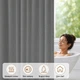 Шторка для ванної кімнати Spazio French Grey 240х200 із 16-ма кільцями - зображення 2