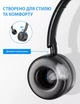 Наушники с микрофоном New Bee H360 проводная гарнитура для колл центра оператора ПК ноутбука с шумоподавлением USB 3.5 мм mini-jack офисные компьютерные - изображение 5