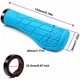 Грипсы ручки велосипедные MTB Ergonomic, с замками, синие - изображение 4