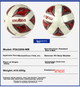Мяч футбольный Molten F5A3200-WR Size 5 Красный - изображение 3